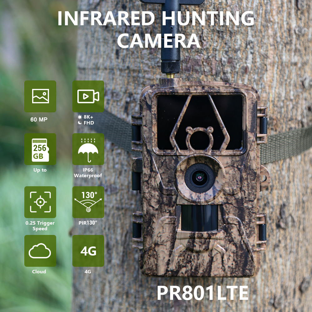 Trail Cam with 8K Video 60MP I - Home Security Images 评论和价格
