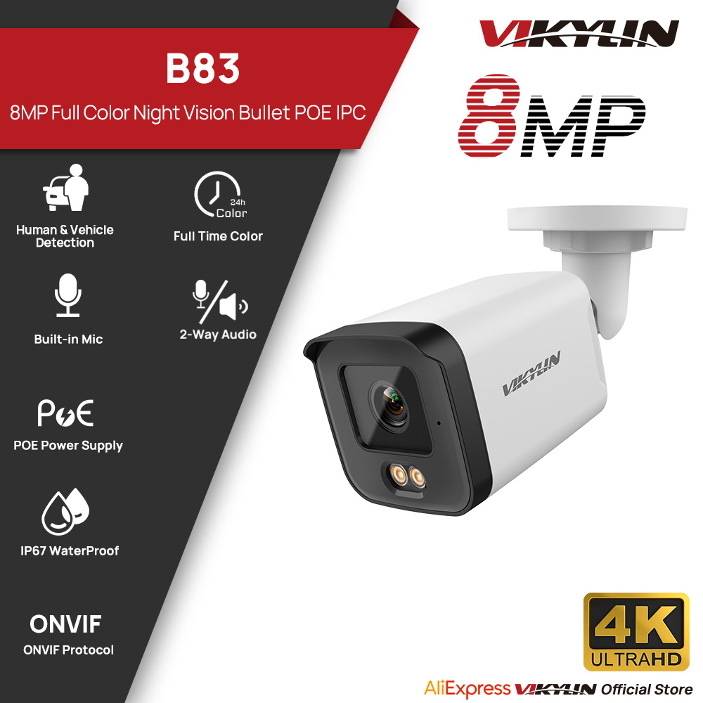 VIKYLIN 8MP HD IP Security Cam - Home Security Images 评论和价格