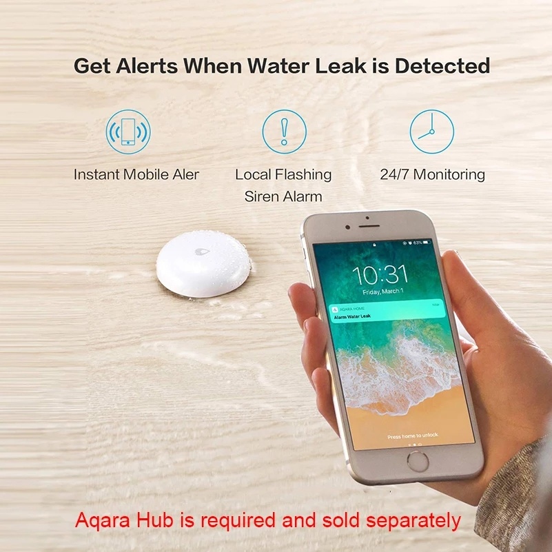 Aqara ZigBee Water Leak Sensor - Home Security Xiaomi 评论和价格