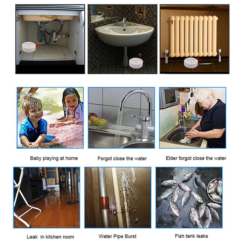 10X Water Overflow Leakage Ala - Home Security Alarm System 评论和价格