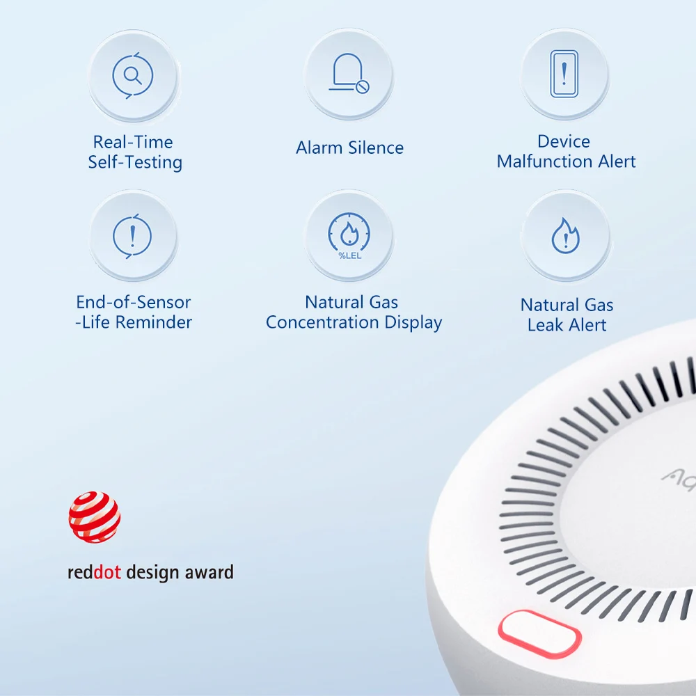 Aqara Natural Gas Detector Sma - Home Security Xiaomi 评论和价格