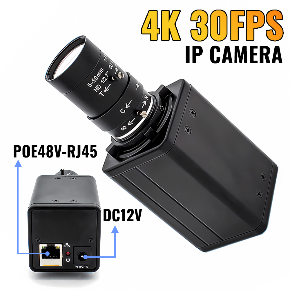 POE IP Camera 8MP 30FPS Indust - Home Security Images 评论和价格