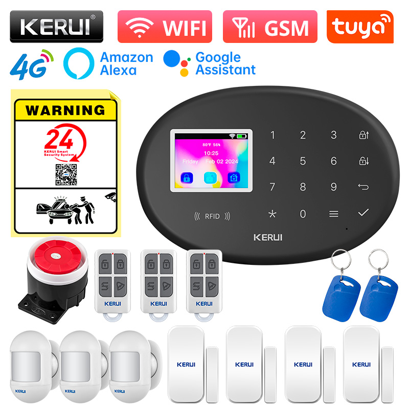 KERUI WiFi + 4G/2G Home Securi - Home Zone Security App 评论和价格