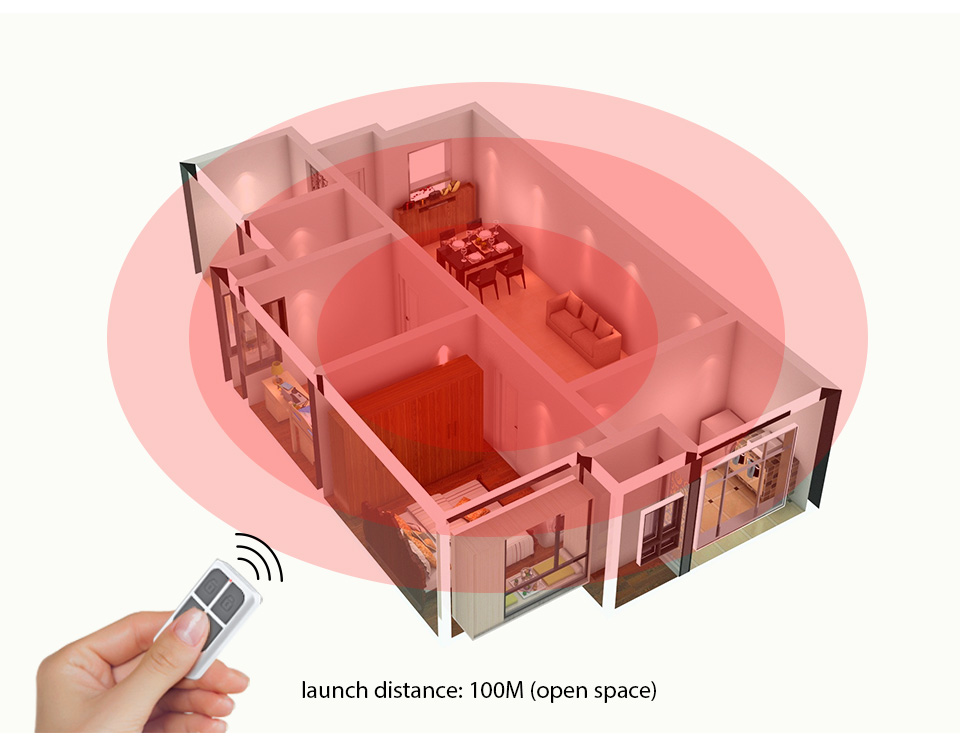 RC531 Wireless Portable Remote - Home Security Alarm System 评论和价格