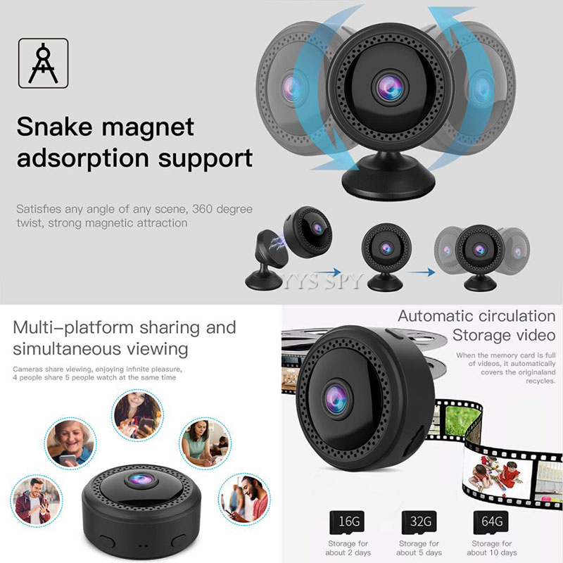 HD Wifi Mini Video Camera Digi - Home Security Images 评论和价格