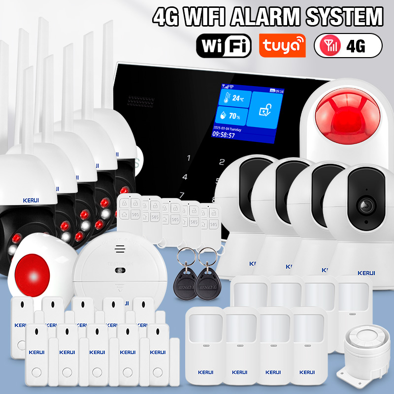 KERUI 433mhz 4G/WIFI Home Alar - Home Zone Security App 评论和价格