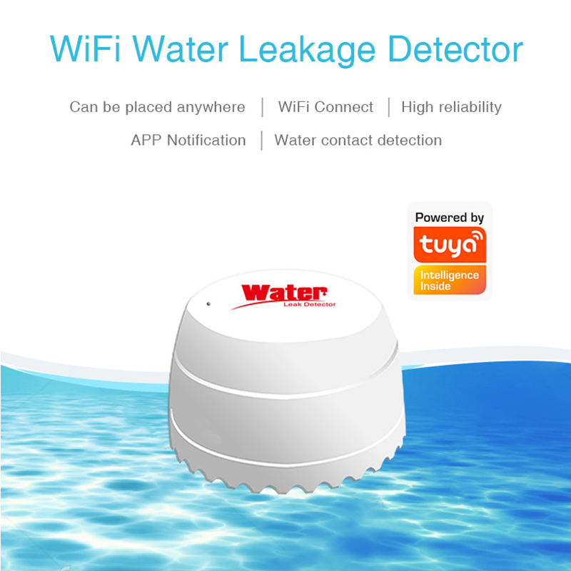 Tuya WiFi Water Leakage Sensor - Home Security Alarm System 评论和价格