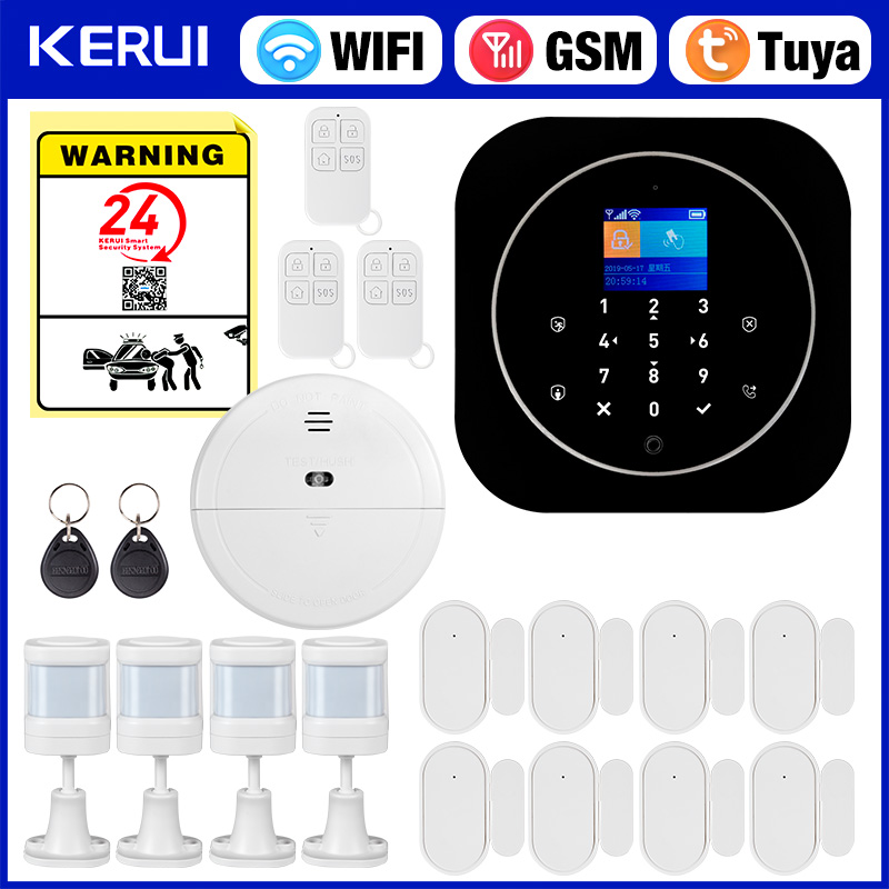 KERUI G12 Wireless Tuya Home A - Sim Gsm Alarm 评论和价格