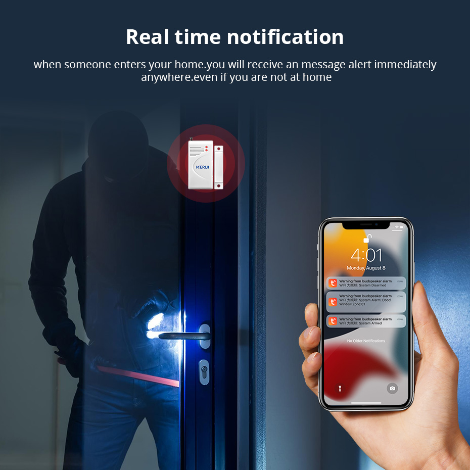 KERUI Tuya Smart WIFI Wireless - Home Zone Security App 评论和价格
