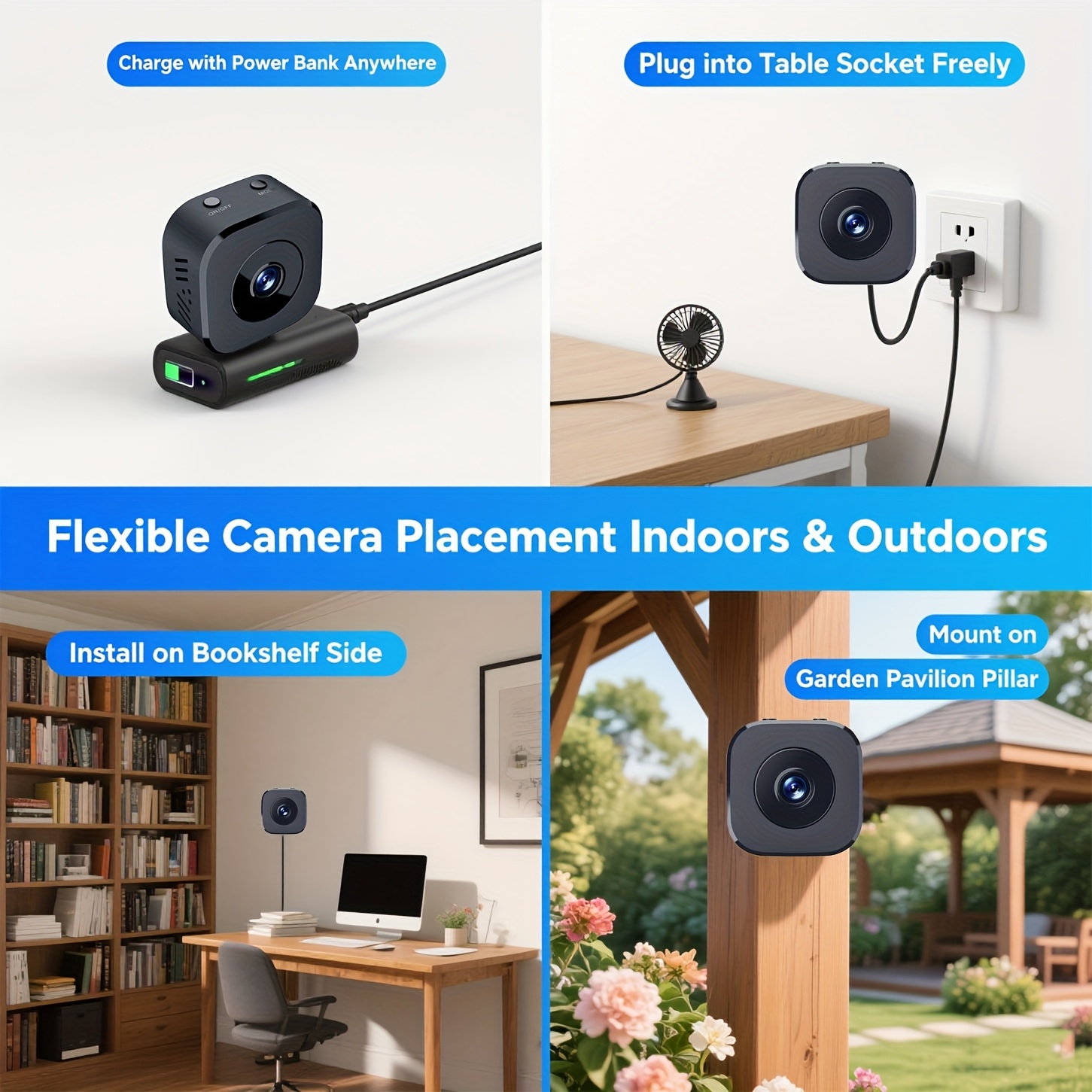 1080P HD Mini WiFi Camera Indo - Home Security And Cameras 评论和价格