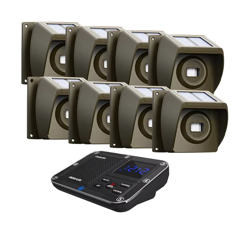 Outdoor Solar - Powered Wirele - Home Security Alarm System 评论和价格