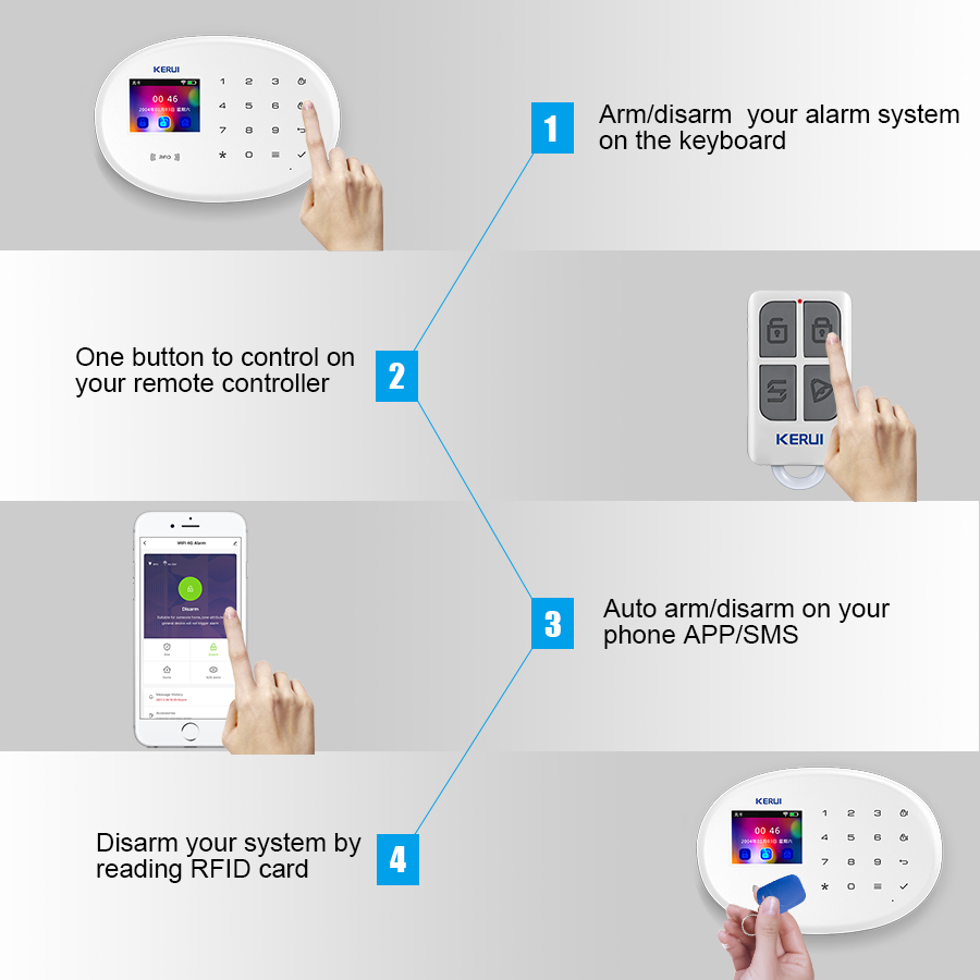 KERUI Home Security Protection - Sim Gsm Alarm 评论和价格