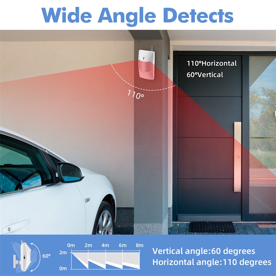 KERUI 120db Loud Sound Alarm S - Home Zone Security App 评论和价格