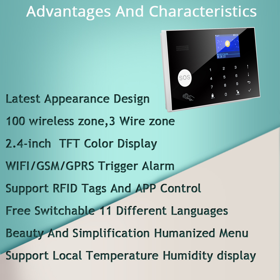 W7B Wireless wired Alarm Syste - Home Zone Security App 评论和价格