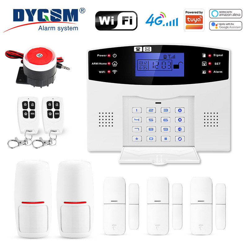 DYGSM Tuya Smart 4G+Wifi Home  - Sim Gsm Alarm 评论和价格