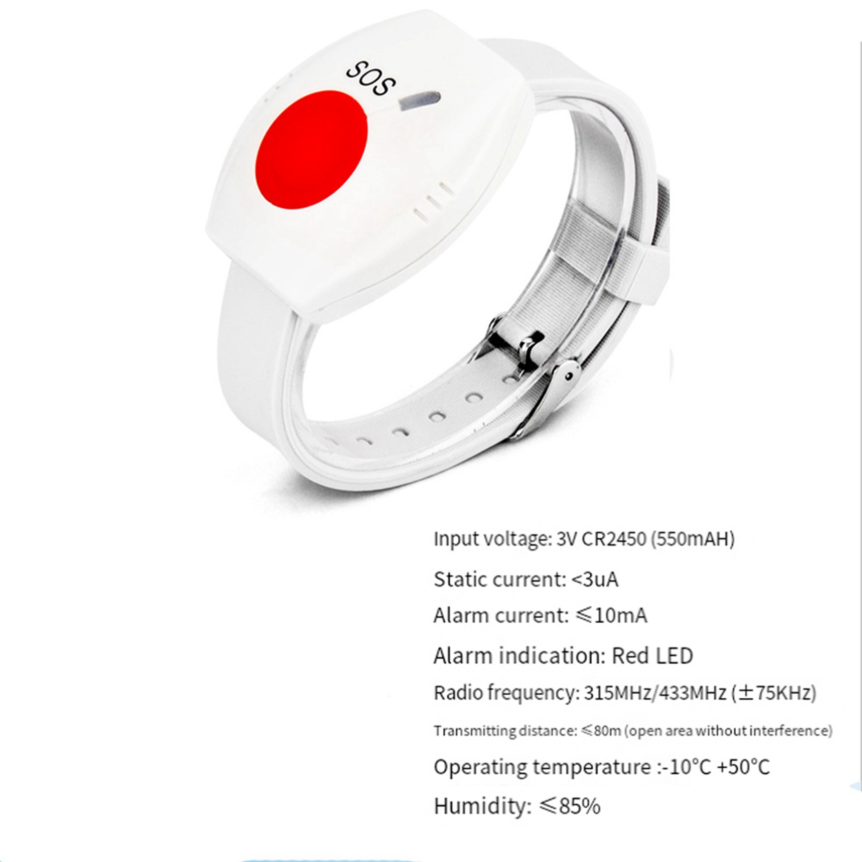 2X Panic Button RF 315Mhz SOS  - Home Security Alarm System 评论和价格
