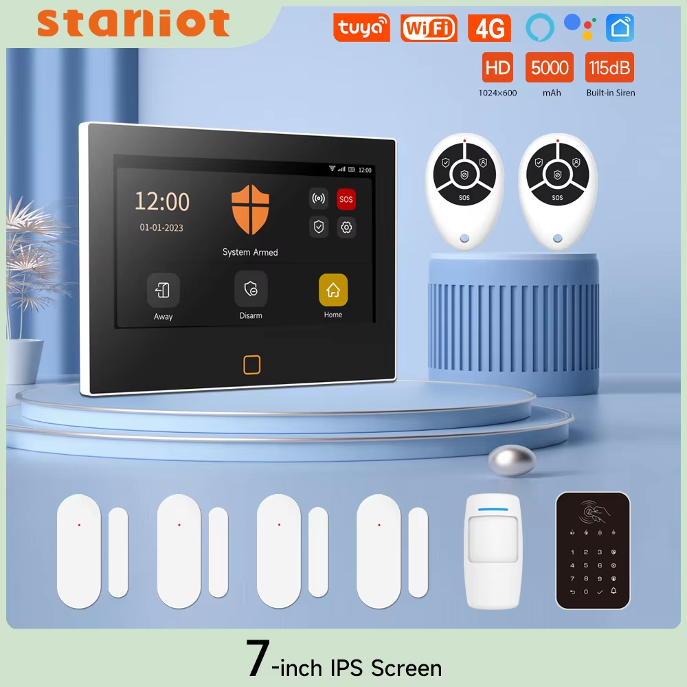 Staniot 7 inch HD Alarm System - Sim Gsm Alarm 评论和价格