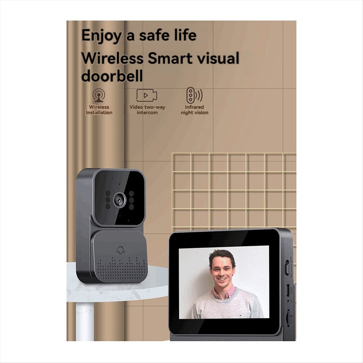 AU47-Doorbell Video Intercom C - Home Security And Cameras 评论和价格